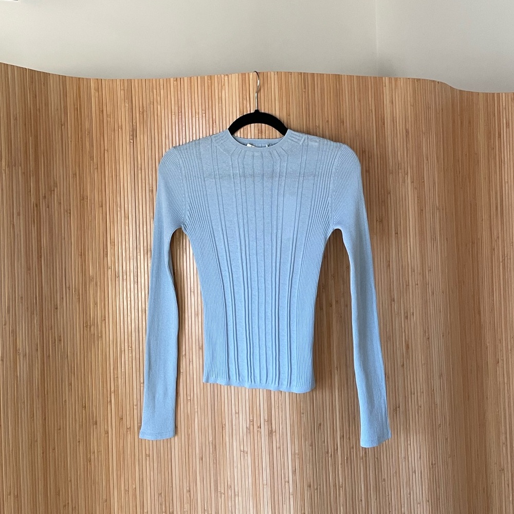 NWT Vince Sweater, Light Blue 100% Cotton